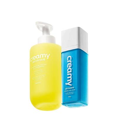 Kit Skincare Creamy Limpador Glicerinado e Ácido Glicólico 200ML e 30G