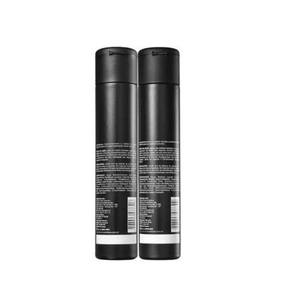 Kit Shampoo e Condicionador Homem Cabelos Normais Duo Multicolorido Sedosidade Brilho Acquaflora