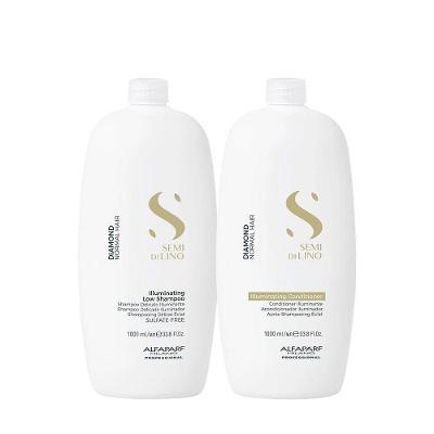 Kit para Cuidados com os Cabelos Semi Di Lino Diamond Illuminating Revitalização e Brilho Alfaparf