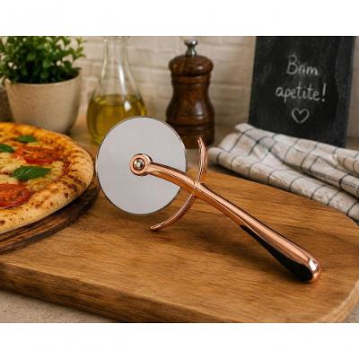 Cortador de Pizza em Metal com Roda Afiada Prático Resistente para Cozinha Top Rio Comercial