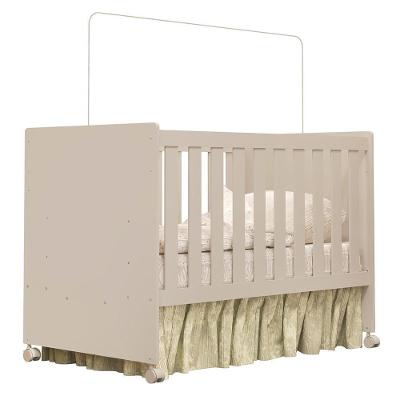 Berço Mini Cama Katatau Flex Transforma-se em Mini Cama e Sofázinho Areia Fosco Reller Móveis