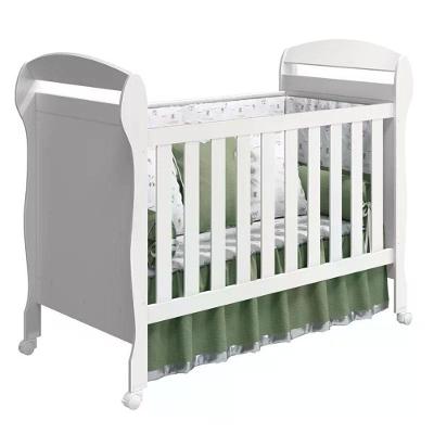 Berço Mini Cama Danny Transforma-se em Sofazinho 3 Regulagens Branco Reller Móveis