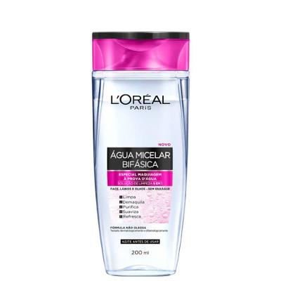 Água Micelar Dermo Expertise Bifásica Remove Maquiagem à Prova d'Água Multicolorido L'Oréal Paris