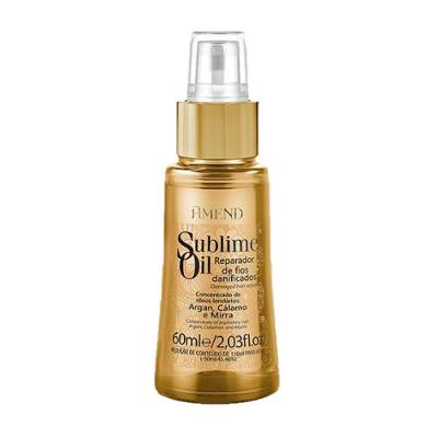 Óleo Capilar Sublime Oil Reparador de Fios Danificados Transparente Amend Cosméticos 60ML