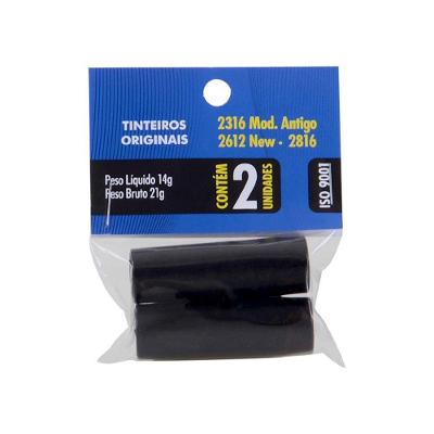 Tinteiro 2612 New Impressão Preta Fácil Substituição Preto Fixxar 2 un