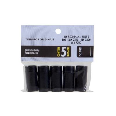 Tinta de Impressão Preta Tinteiro MX 5500 Plus S 5 Unidades Fixxar