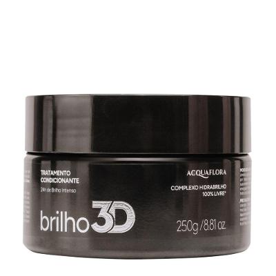Tratamento Condicionante Brilho 3d Hidratação Intensa 250g Acquaflora