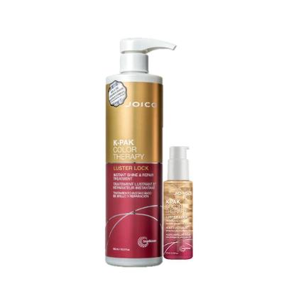 Tratamento Capilar K-pak Color Therapy Hidratação Nutrição Máscara 500ml e Óleo 63ml Transparente