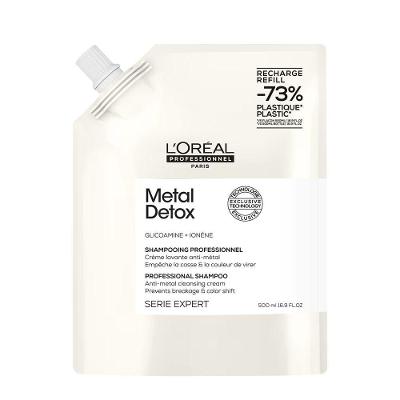Shampoo Metal Detox com Toque Macio Refil 500ml L'Oréal Paris