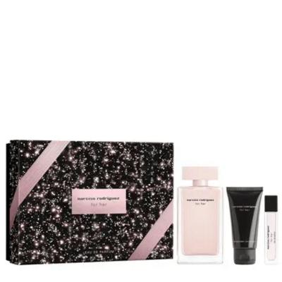 Perfume Narciso Rodriguez For Her Feminino Eau de Parfum Floral Amadeirado Almiscarado 100ML + Kit