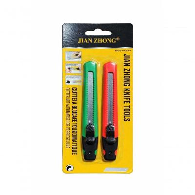 Kit Estilete 9mm Compacto Profissional com Lâmina Retrátil Inox