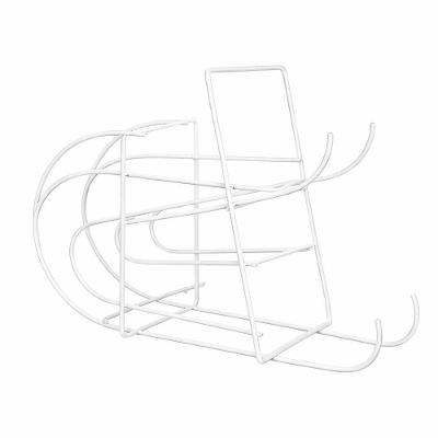 Organizador de Latas para Geladeira 12 Latas Prático em Metal Porta Bebidas para Geladeira Branco
