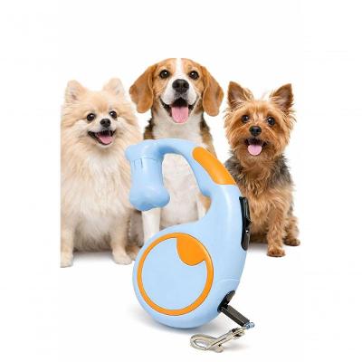 Guia para Cães Retrátil Azul 5M com Trava e Compartimento