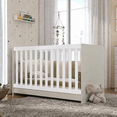 Berço 3 em 1 Modelo 0527 Transforma em Sofá e Minicama Off White Multimóveis