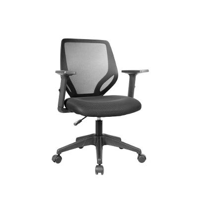 Cadeira de Escritório Ergon Basic Ergonômica Encosto Mesh Base Giratória Braços Ajustáveis Preto