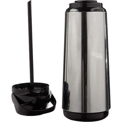 Garrafa Térmica Air Pot Slim Conserva Temperatura Aço Inoxidável para Água Café e Chá Inox Invicta