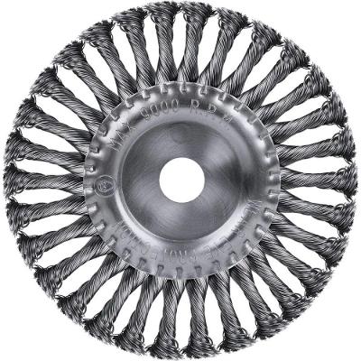 Escova Circular Torcida Worker 7 Pol Furo 7-8 Aço 0,50 mm Inox