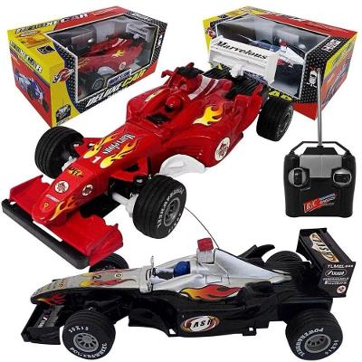Carrinho de Controle Remoto F430 com Luz de LED e Pneus de Borracha