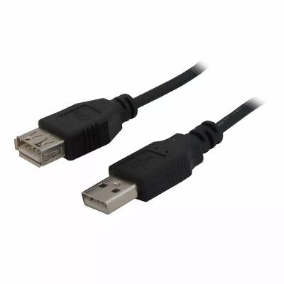 Cabo Extensor USB 2.0 PC-USB5002 5,0 Metros Preto Plus Cable