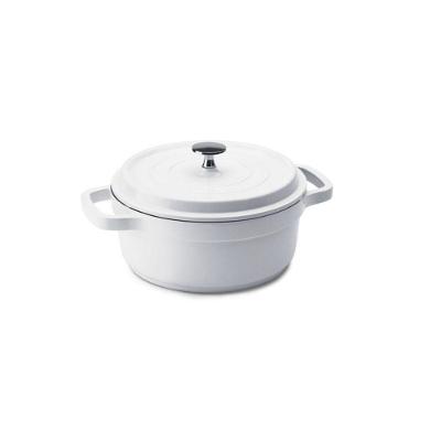 Cacarola Aluminio Antiaderente 20cm Revestimento Cerâmico Indução Branco Hercules 2,4L