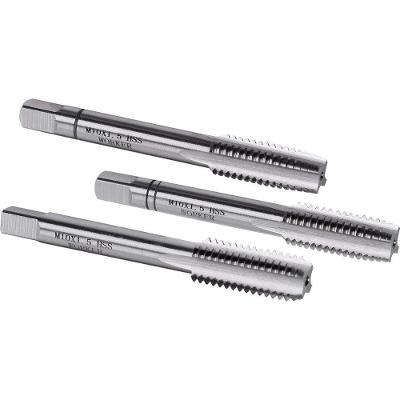 Jogo Macho Manual 283436 3 Peças M10 X 1.5mm Aço Rápido Worker
