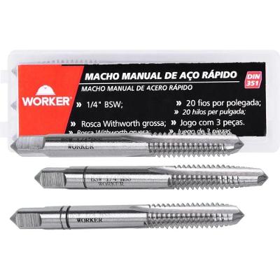 Jogo de Macho Manual 1-4'' X 20 FPP BSW Worker