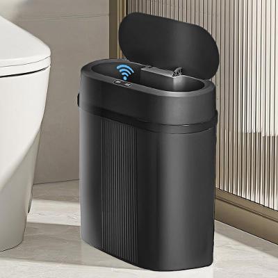 Lixeira Automática Python Fly 12L Sensor Aproximação Preto