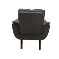 Poltrona Decorativa Opala Plus Para Sala De Estar Quarto Escritório - Cinza . - Cor: Cinza - 3