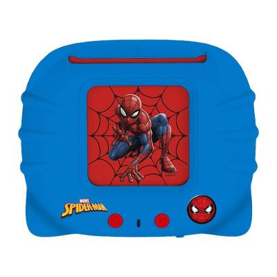 Leitor de Cartao Infantil Educativo Homem-Aranha 224 Cartoes Bilingues Interativo Candide