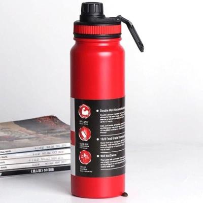 Garrafa Térmica 1314 Aço Inox 304 Isolamento a Vácuo Azul 800ML