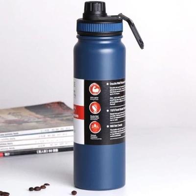 Garrafa de Água Térmica AZUL 1321 Esportiva Aço Inox 304 Isolada a Vácuo para Atividades Físicas