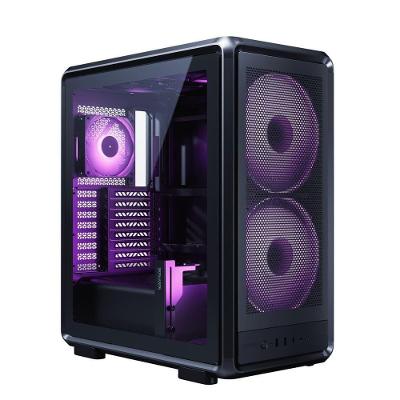 Gabinete Cooler Master Masterframe 500 Mesh ARGB Preto MF500M-KHNN-S01 com Iluminação ARGB