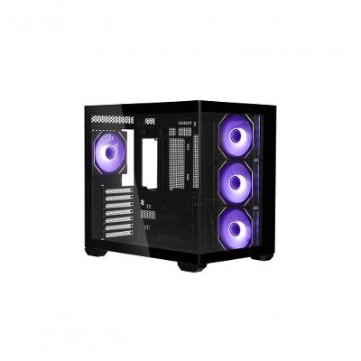 Gabinete Cooler Master Elite 681 Aço e Vidro Temperado Preto 4 Fans ARGB