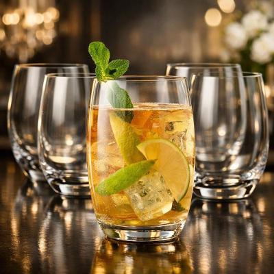 Jogo de Copos Havanna Vidro Transparente para Suco Água Refrigerante Drinks e Café 6