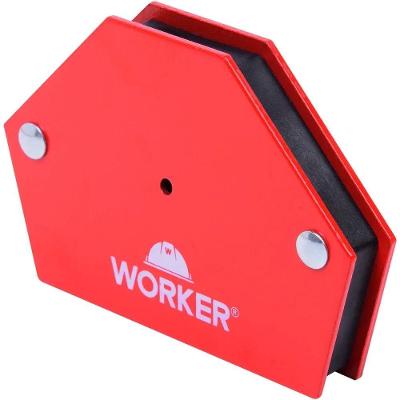 Esquadro Magnético Hexagonal 30kg Alta Precisão Worker
