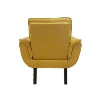 Poltrona Decorativa Opala Plus Para Sala De Estar Quarto Escritório - Amarela . - Cor: Amarelo - 3