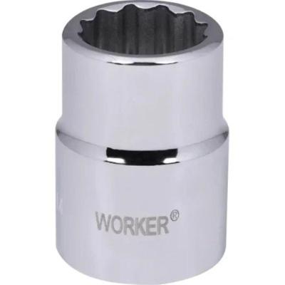 Soquete Estriado 23mm 3-4'' Worker Cromo Vanádio 402095