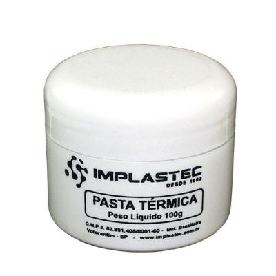 Pasta Térmica Implastec a Base de Silicone 0,4 W-mK Branco