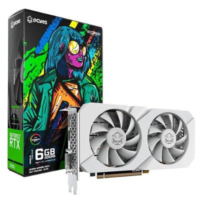 Placa de Video Nvidia Geforce RTX 3050 6GB GDDR6 Branco Projeto Edge PVRTX30506WTPE Pcyes