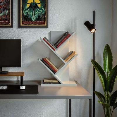 Livreiro de Mesa Vértice Organizador de Livros Revistas Nicho Branco Pontto Lavabo