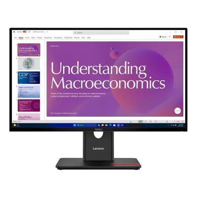 Monitor Lenovo T24d-40 IPS 23,8 WUXGA 1920x1200 120Hz com USB-C Preto