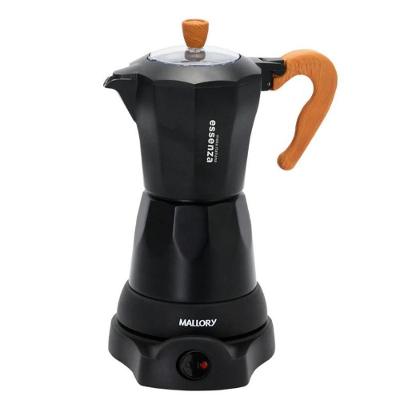 Mallory Essenza Cafeteira Elétrica Alumínio 6 Xícaras Preto 110V