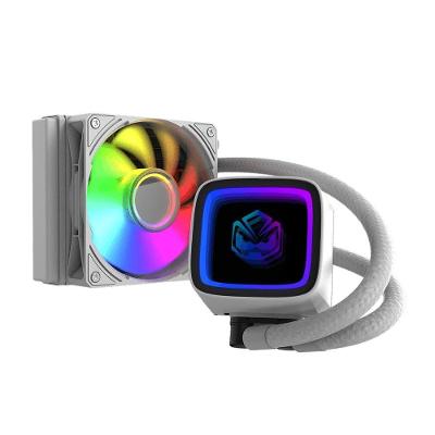 Water Cooler Pcyes Tundra White Ghost 120MM ARGB Branco