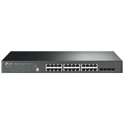 Switch TL-SG3428X Gerenciável L2+ com 4 SFP+ 10Gbps Preto TP-Link
