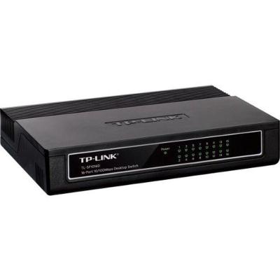 Switch TL-SF1016D 16 Portas 10-100Mbps com Economia de Energia Preto TP-Link
