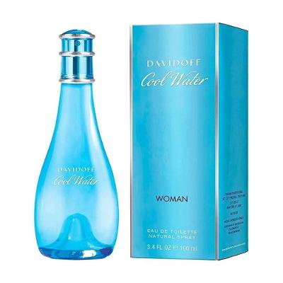 Perfume Cool Water Feminino Eau de Toilette 100ML Davidoff Aquático Floral