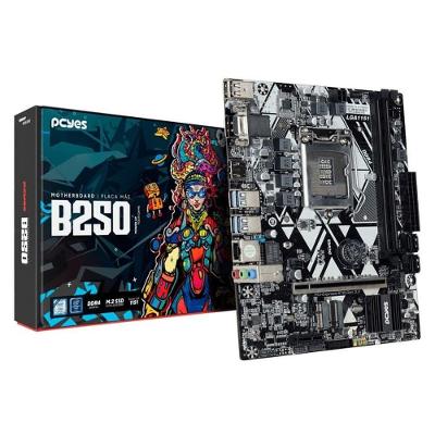 Placa Mãe Pcyes B250 LGA1151 2x DDR4 Até 64GB M.2 Nvme HDMI VGA DP M-ATX PCYB250-9G64