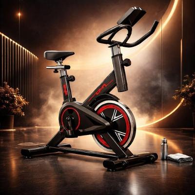 Bicicleta Ergométrica Spinning Rhead Red High Premium Ajustável com Display LCD 120kg