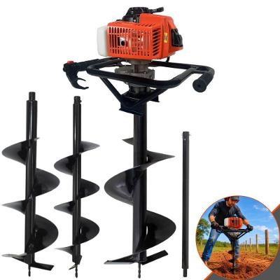 Kit Perfurador de Solo DPS623G 62cc 3HP com 3 Brocas Laranja