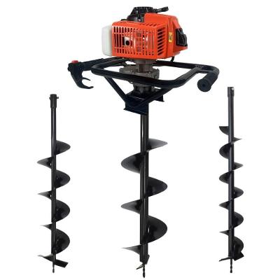 Perfurador de Solo Duratork DPS623P 62CC com 3 Brocas Laranja